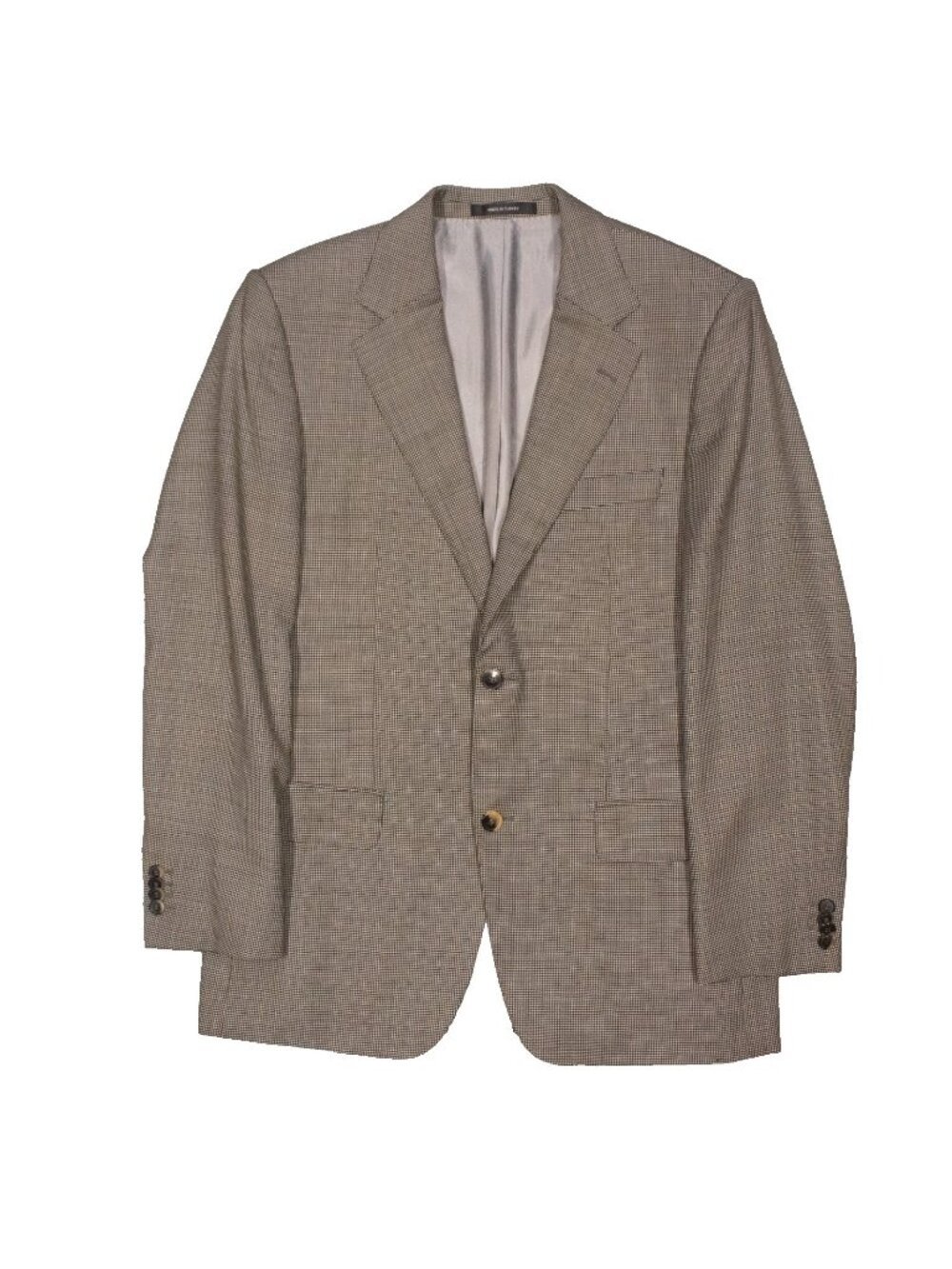 Hugo Boss Blazer 120s Wool Sport Coat Birdseye Beige "Gilbert" 40R